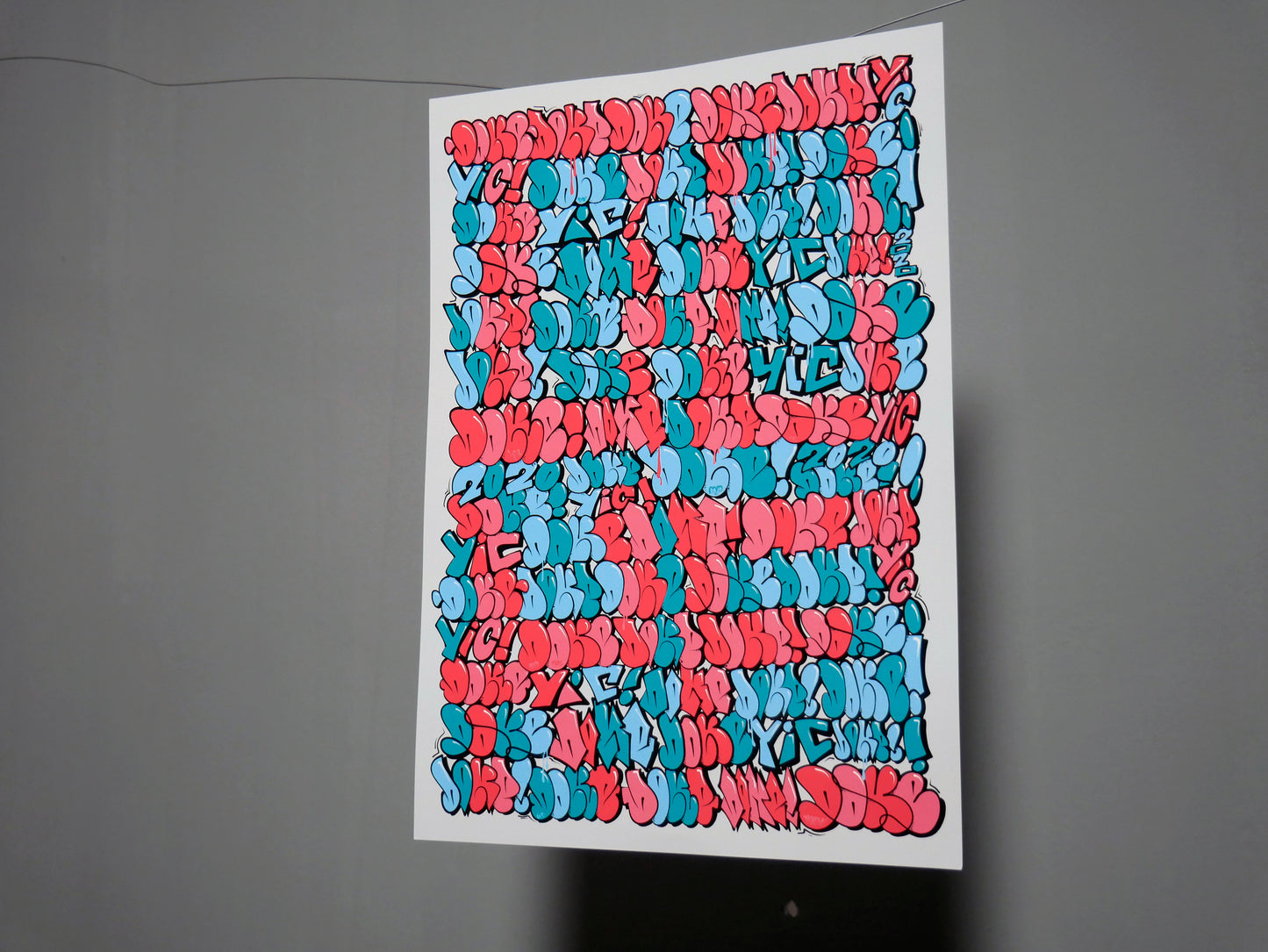 Graffiti Puzzel Print 2020