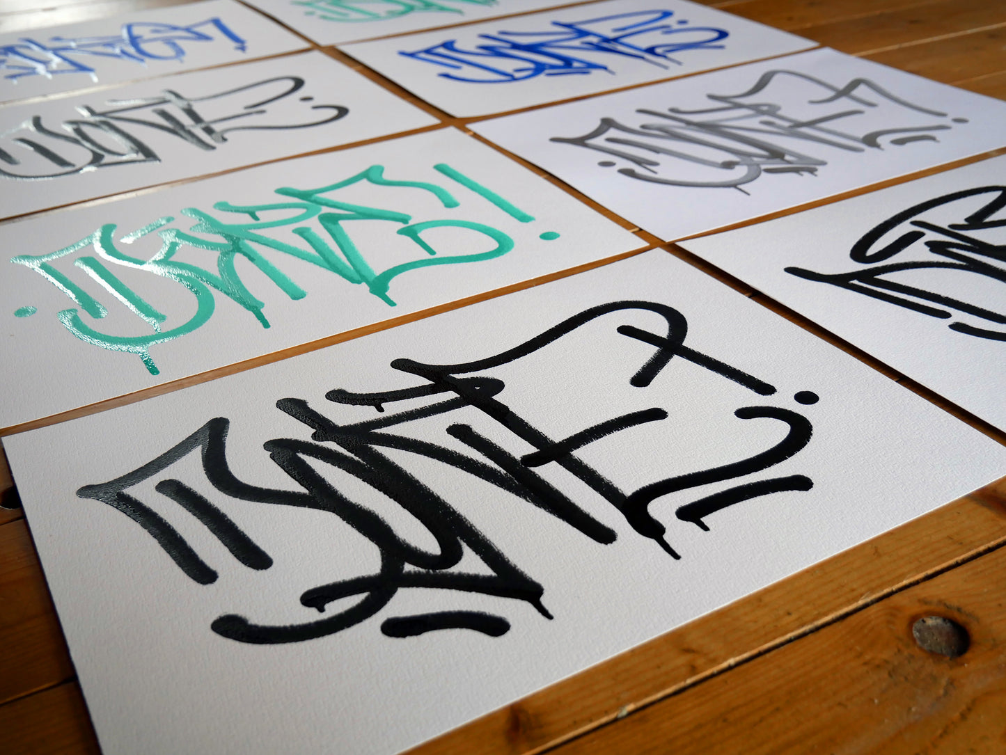 Gold Font Print 2021