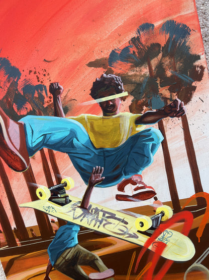 Skate! - Original artwork