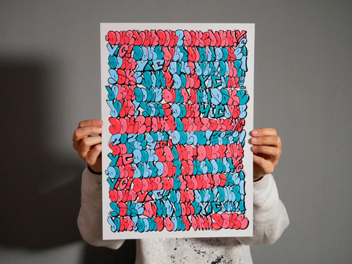 Graffiti Puzzel Print 2020