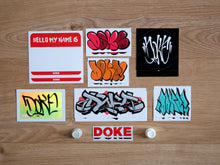 Load image into Gallery viewer, Doke Stickers Pack No.2